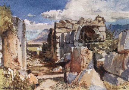 Tiryns. The Gate Of The Upper Castle — John Fulleylove