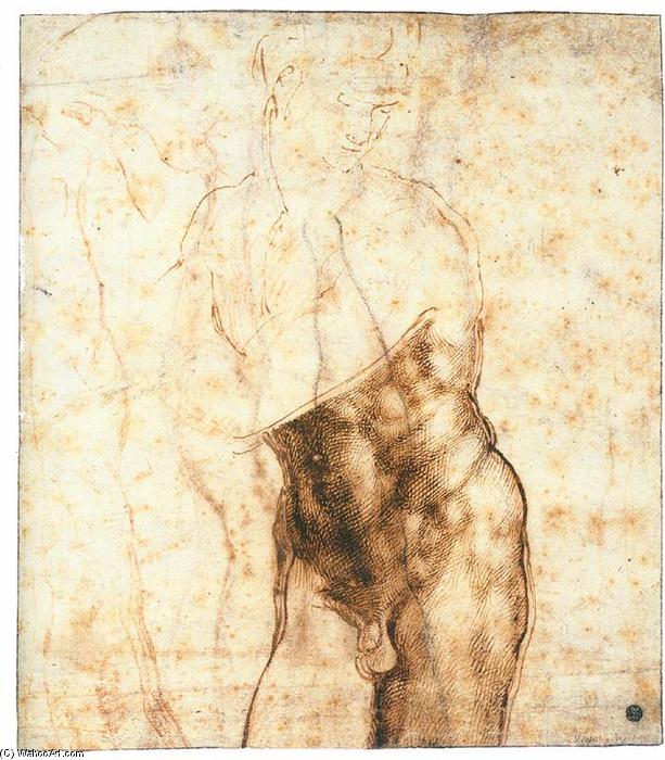 Studies For The Risen Christ (recto) — Mihailo Anđelo