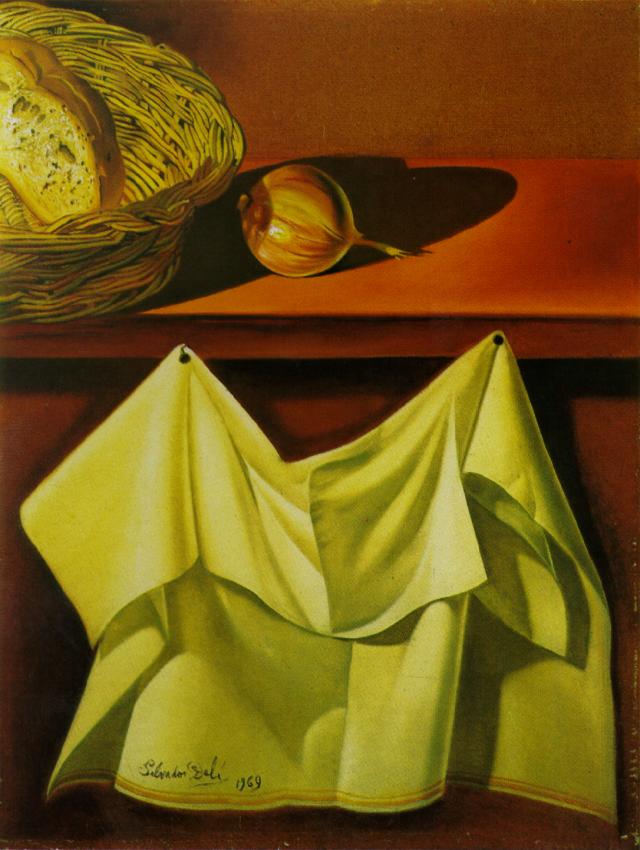 Untitled (still Life With White Cloth) — Salvador Dalí