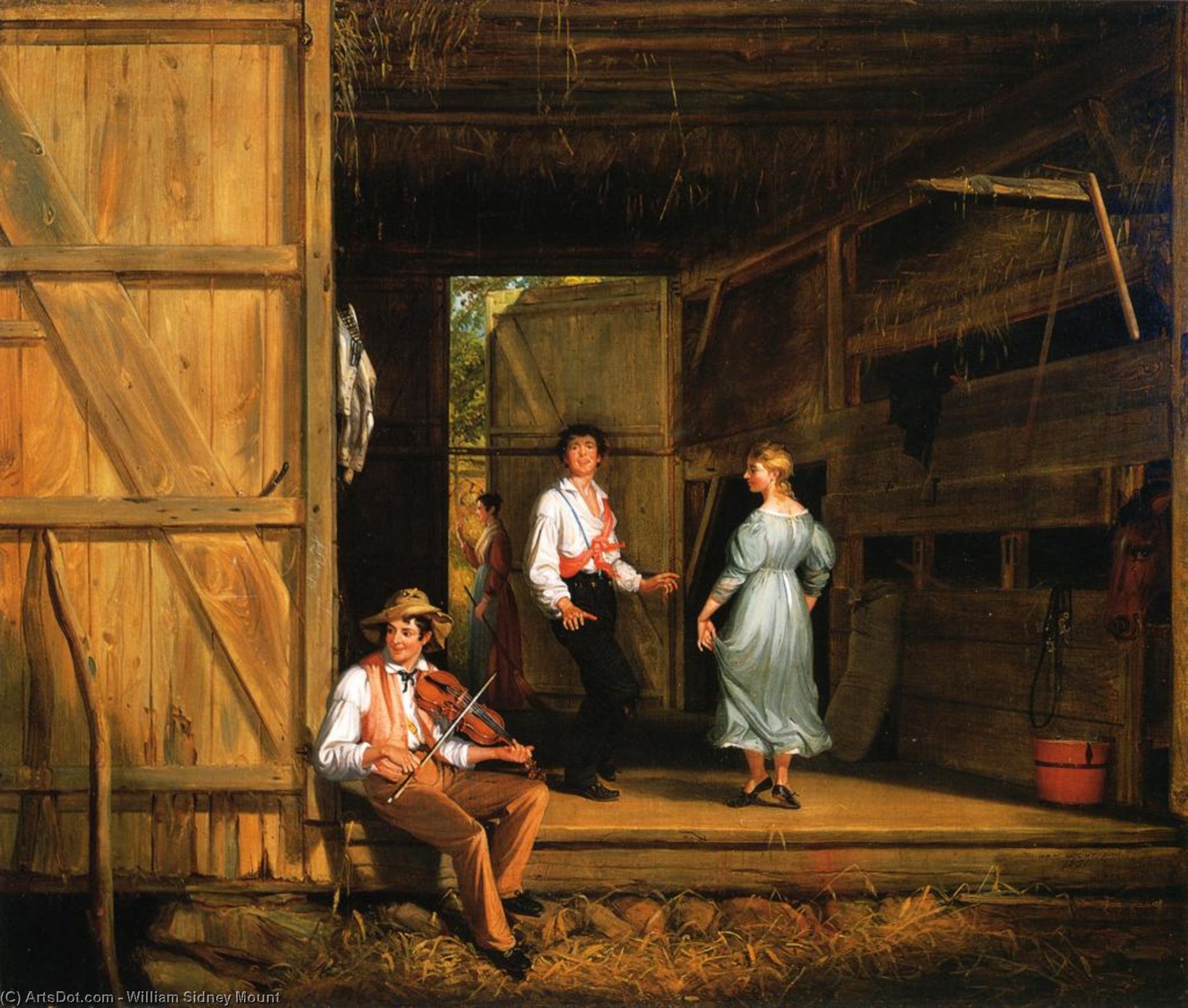 Dancing On The Barn Floor — Вильям Сидни Маут