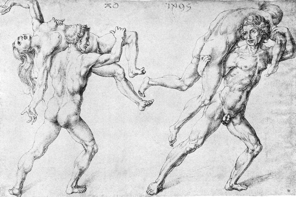 Abduction Of A Woman — Albrecht Dürer