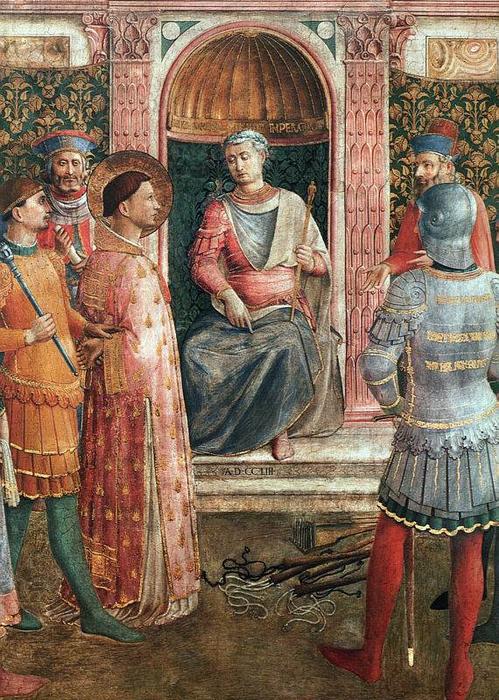 San Lorenzo En Juicio (detalle) — Fra Angelico