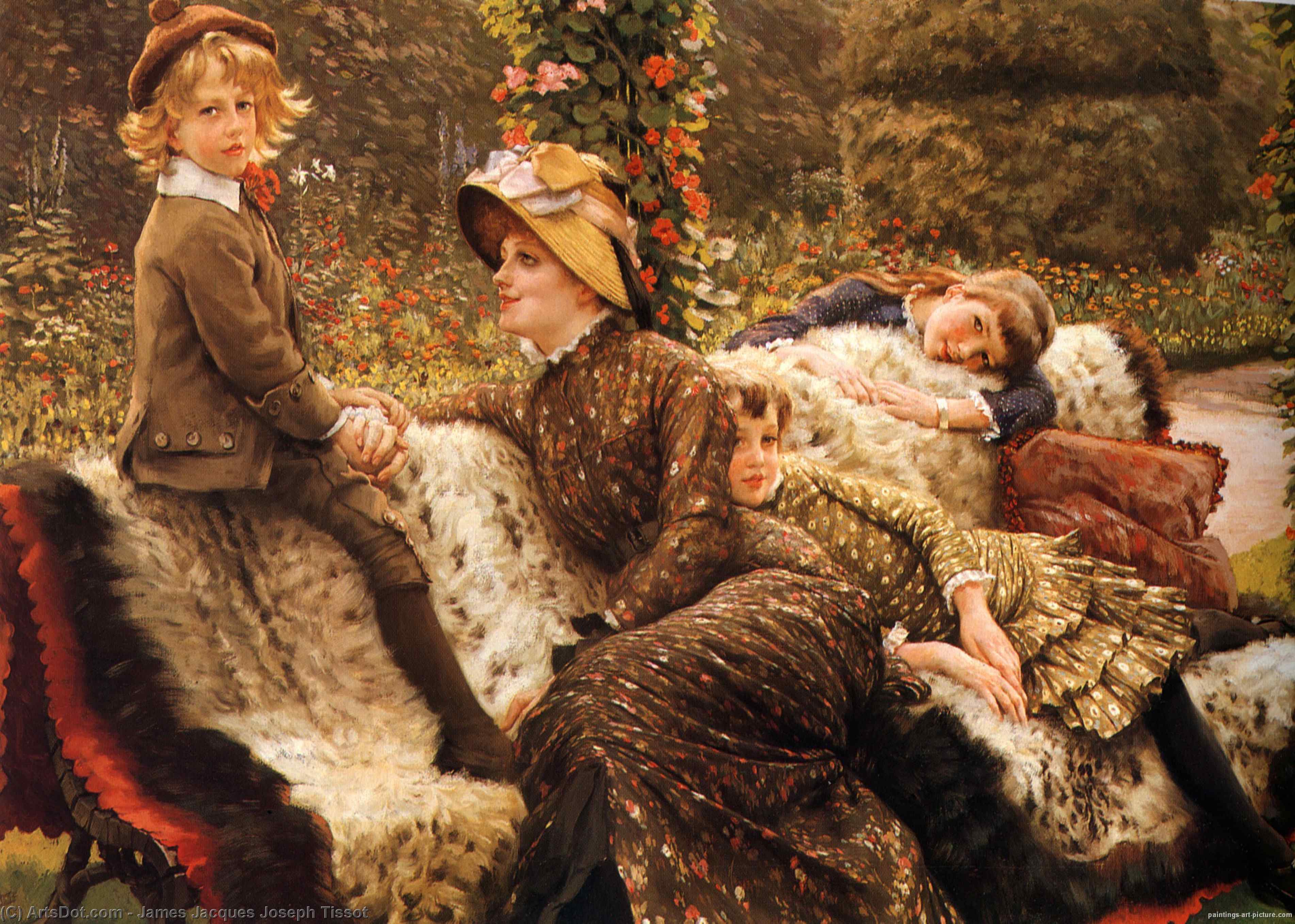 The Garden Bench — Jacques Joseph Tissot