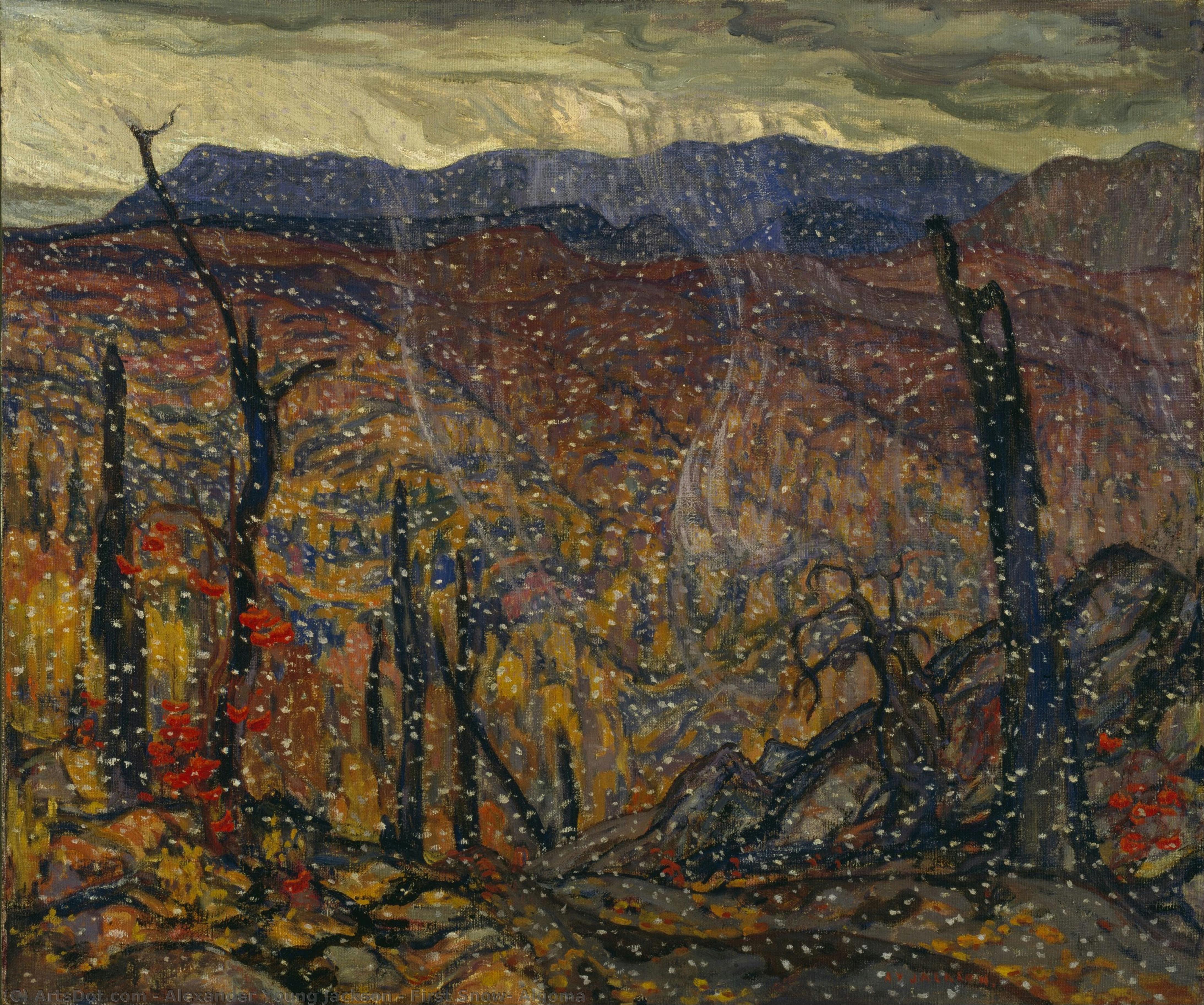 First Snow, Algoma — Alexander Young Jackson
