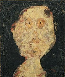 Head Of A Girl From The Assemblages D'empreintes Series — Jean Philippe Arthur Dubuffet
