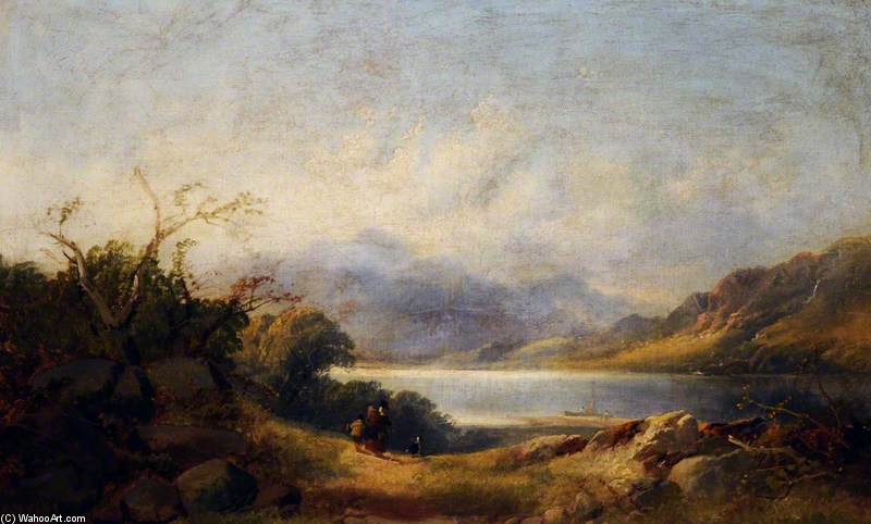 Highland River And Lake View - — Joseph Horlor