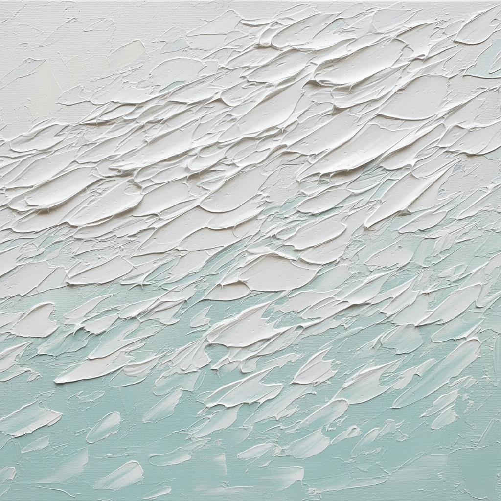 Ätherisches Relief In Minze Und Creme: Eine Meditative Studie Skulpturalen Lichts — David Moreau