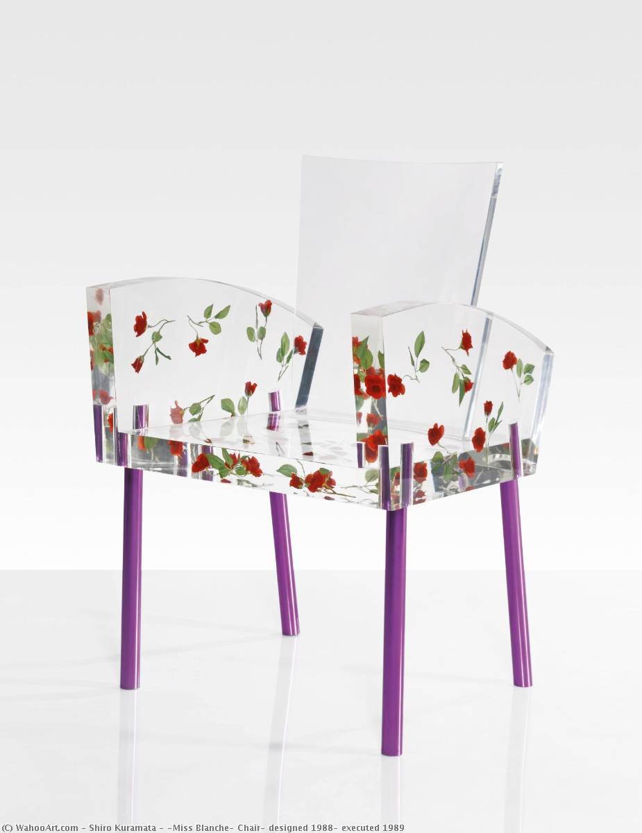 'miss Blanche' Chair, Designed 1988, Executed 1989 — Shiro Kuramata