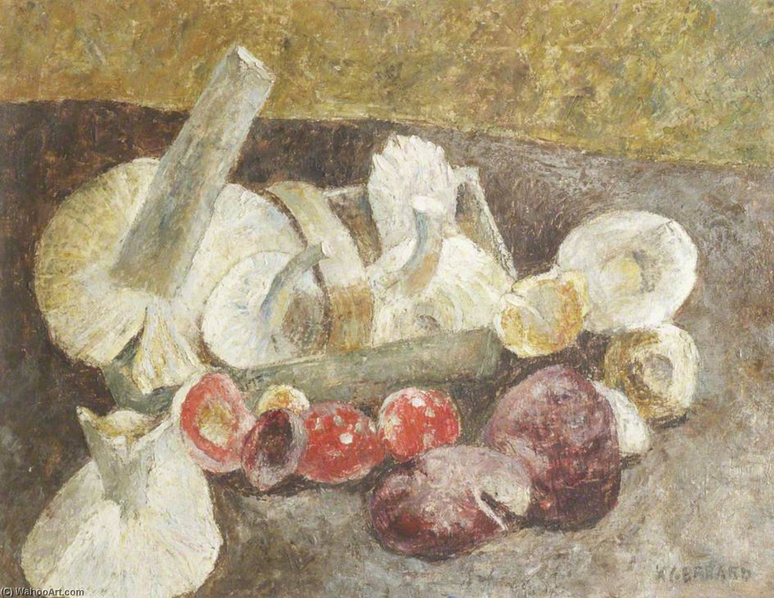 Still Life With Fungi In Basket — Kaff Gerrard