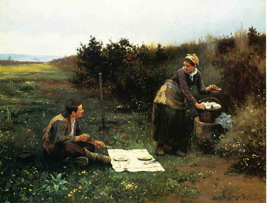 The Honeymoon Breakfast — Daniel Ridgway Knight
