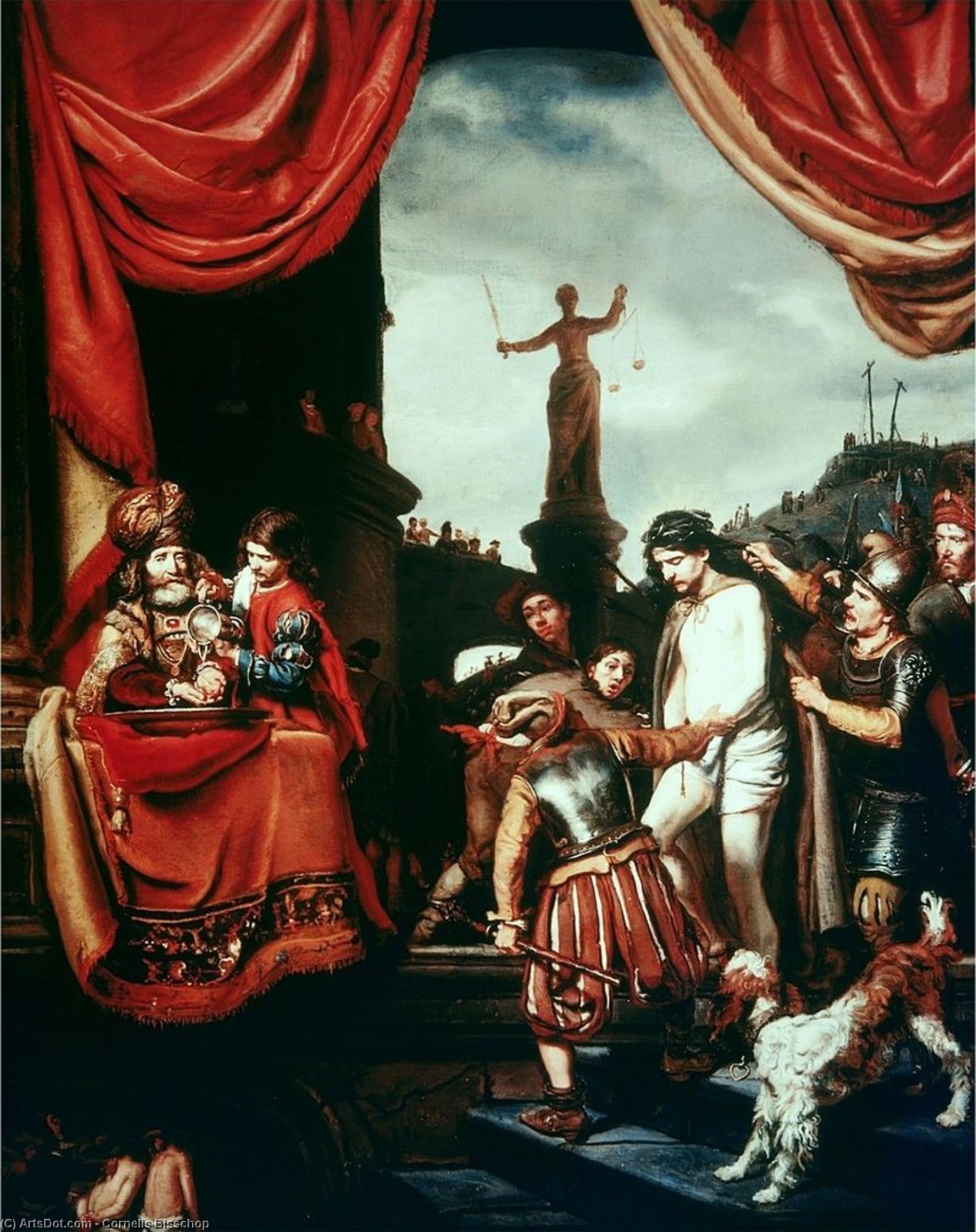 Christ Before Pilate — Cornelis Bisschop