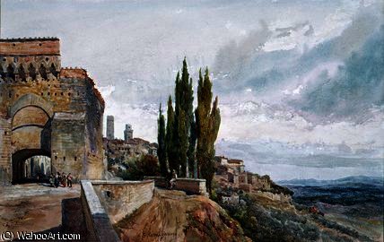 The Ruins Of The Roman Theatre At San Gimignano — John Fulleylove