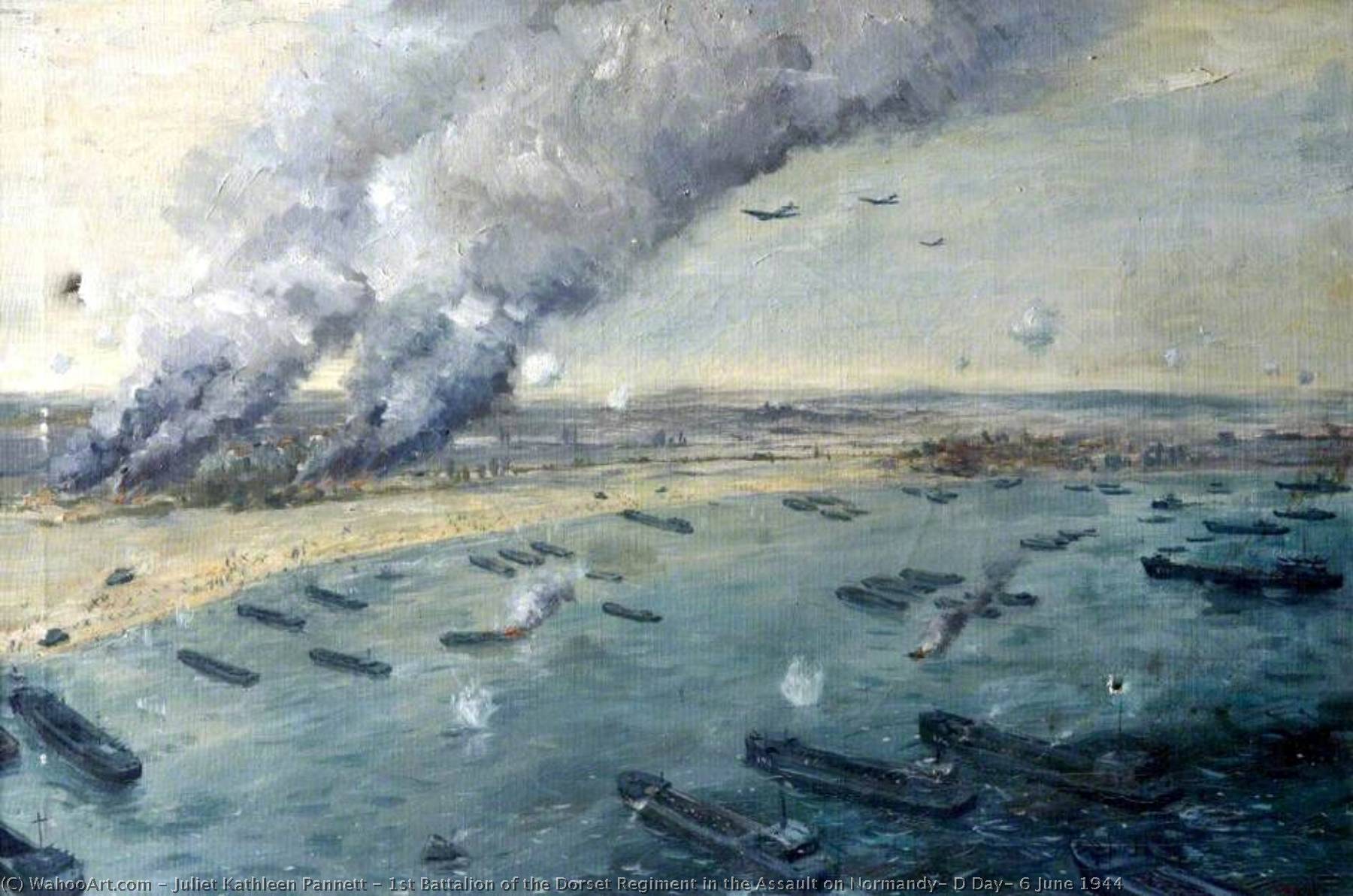 1st Battalion Of The Dorset Regiment In The Assault On Normandy, D Day, 6 June 1944 — Juliet Kathleen Pannett