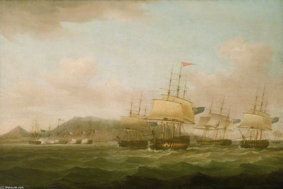 The Capture Of Saint Paul Near The Isle De Bourbon — Thomas Whitcombe