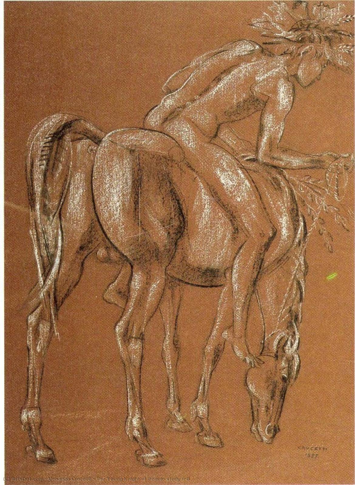 The Young Knight Of Peace, Study N°8 — Venanzo Crocetti
