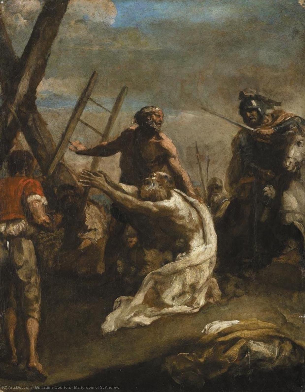 Martyrdom Of St Andrew — Guillaume Courtois