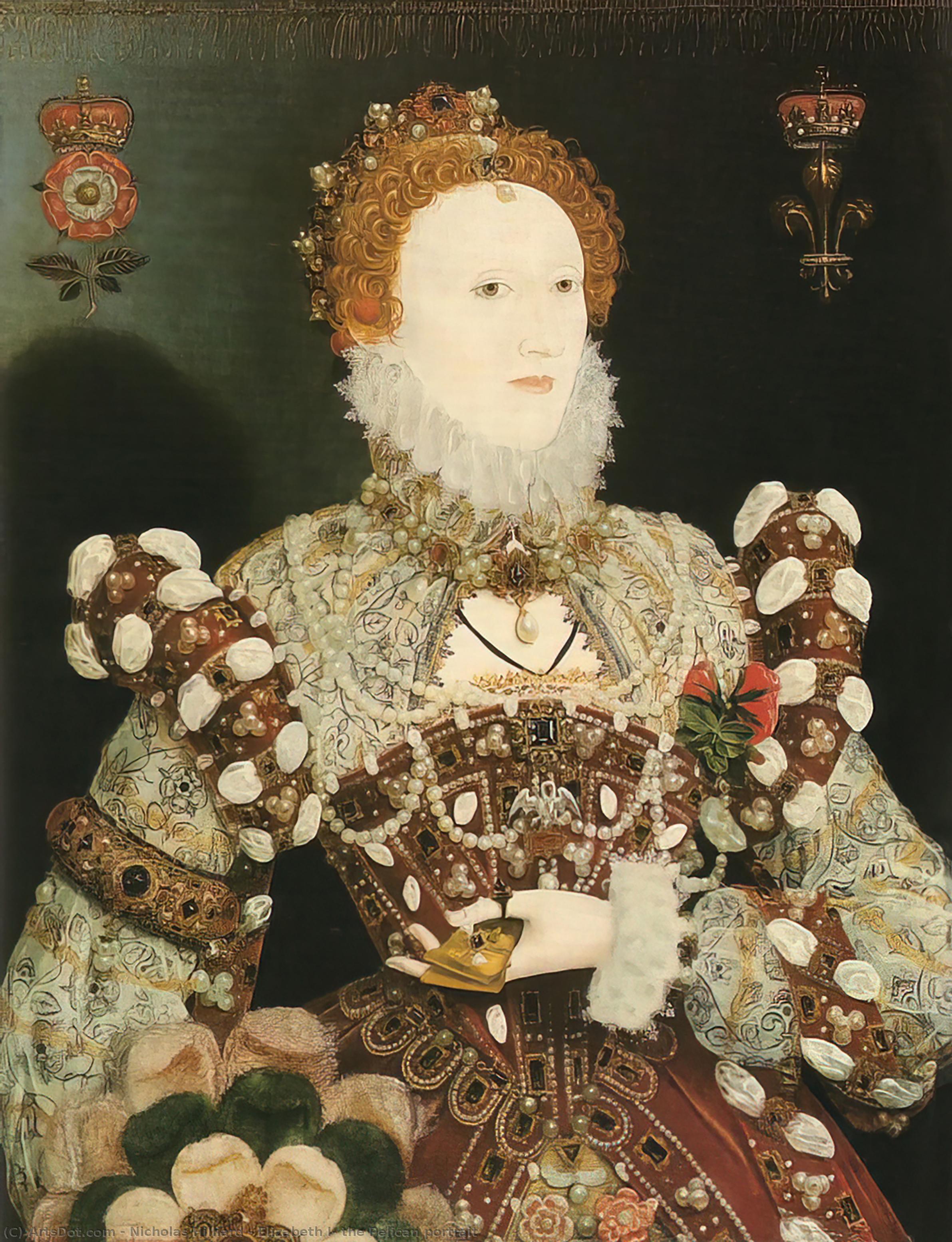 Elizabeth I, The Pelican Portrait — Nicholas Hilliard