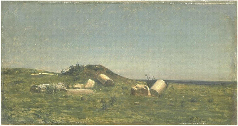 Ruines Dans La Campagne Romaine — Jean-baptiste Carpeaux