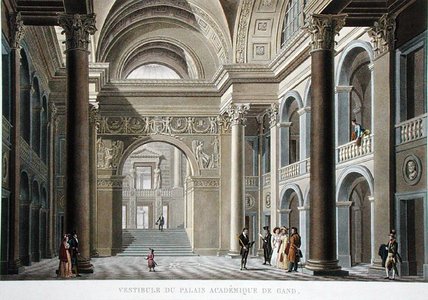 Vestibule Of The Palais Academique At Ghent — Pierre Jacques Goetghebuer