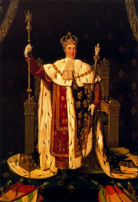 Charles X In His Coronation Robes — Jean-auguste-dominique Ingres