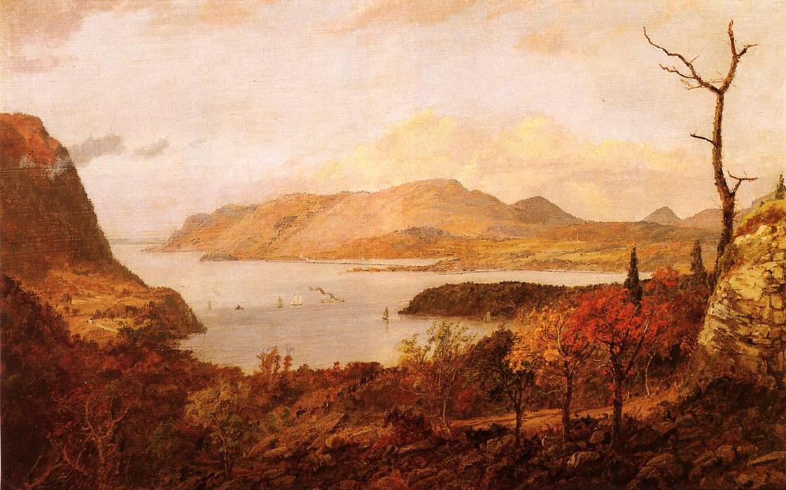 The Hudson River From Fort Putnam, Near West Point — Jasper Francis Cropsey