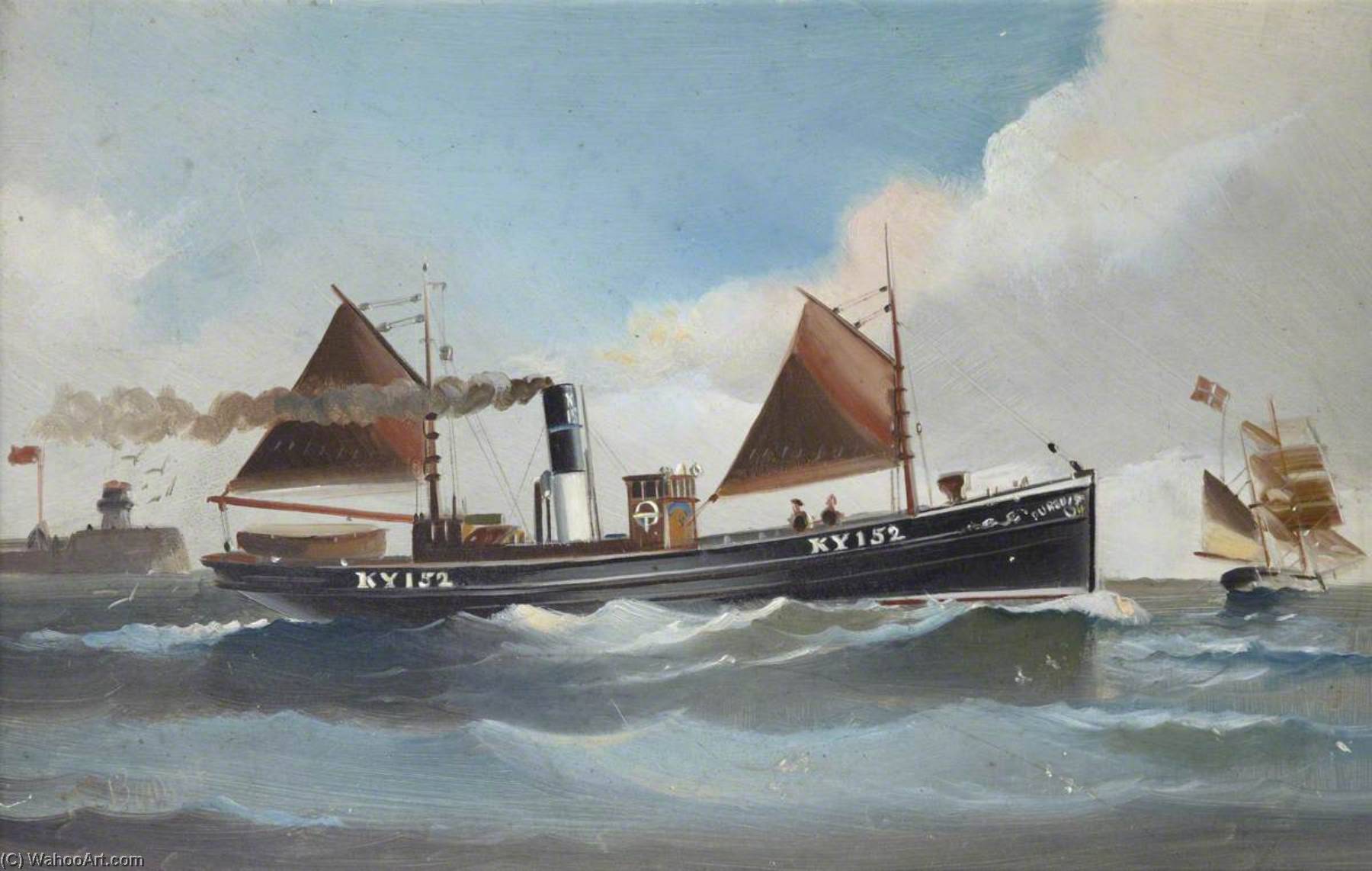 Steam Drifter 'pursuit' (ky152) — J. Bourne