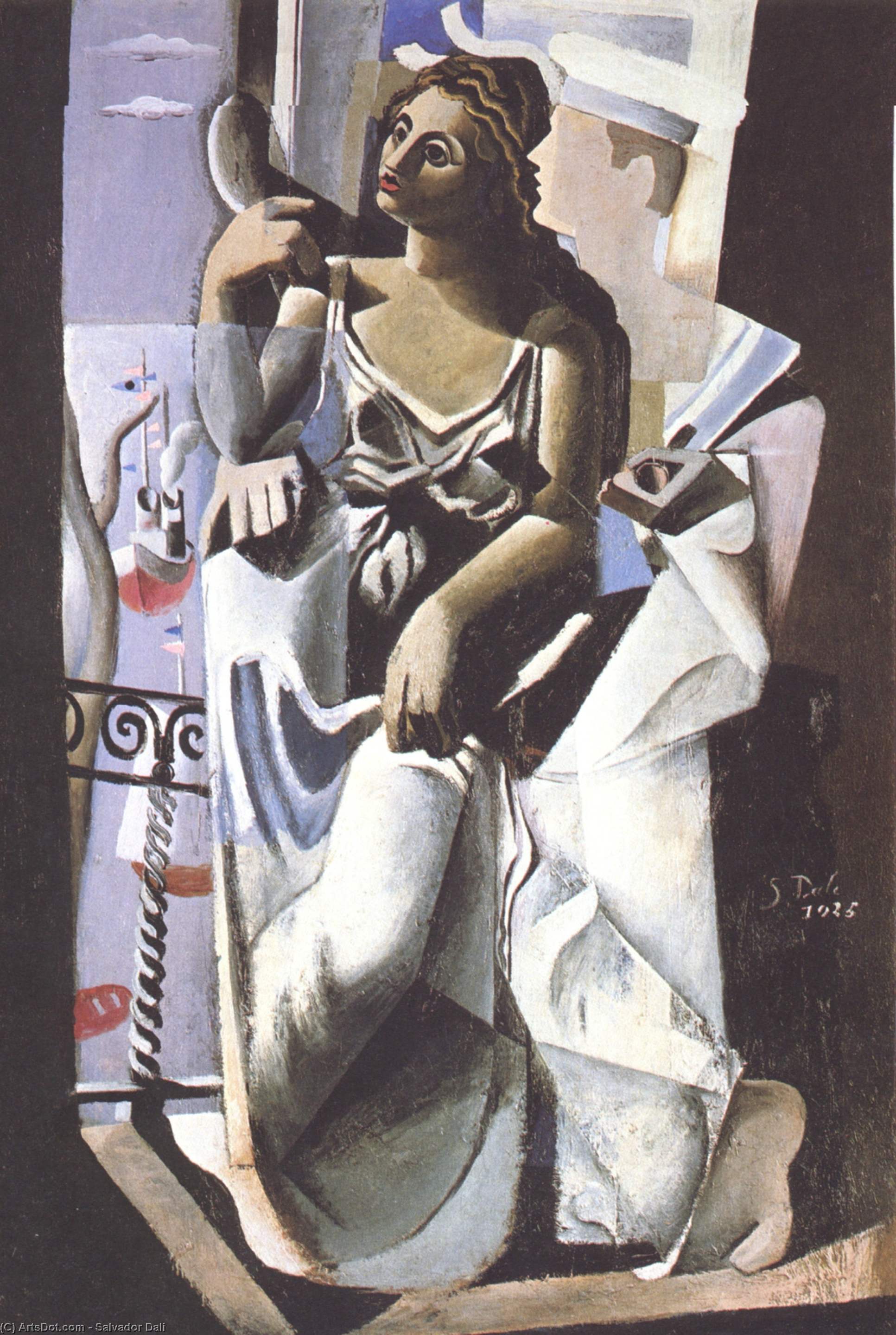 Venus Y Un Navegante — Salvador Dalí