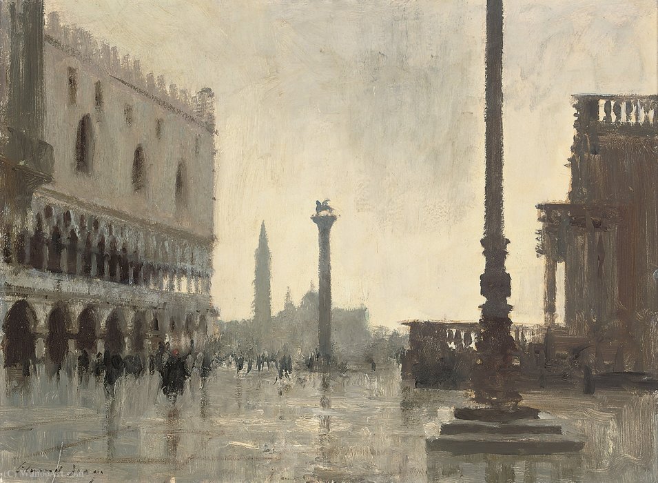 A Winter Morning, The Doge's Palace, Venice — Edward Seago
