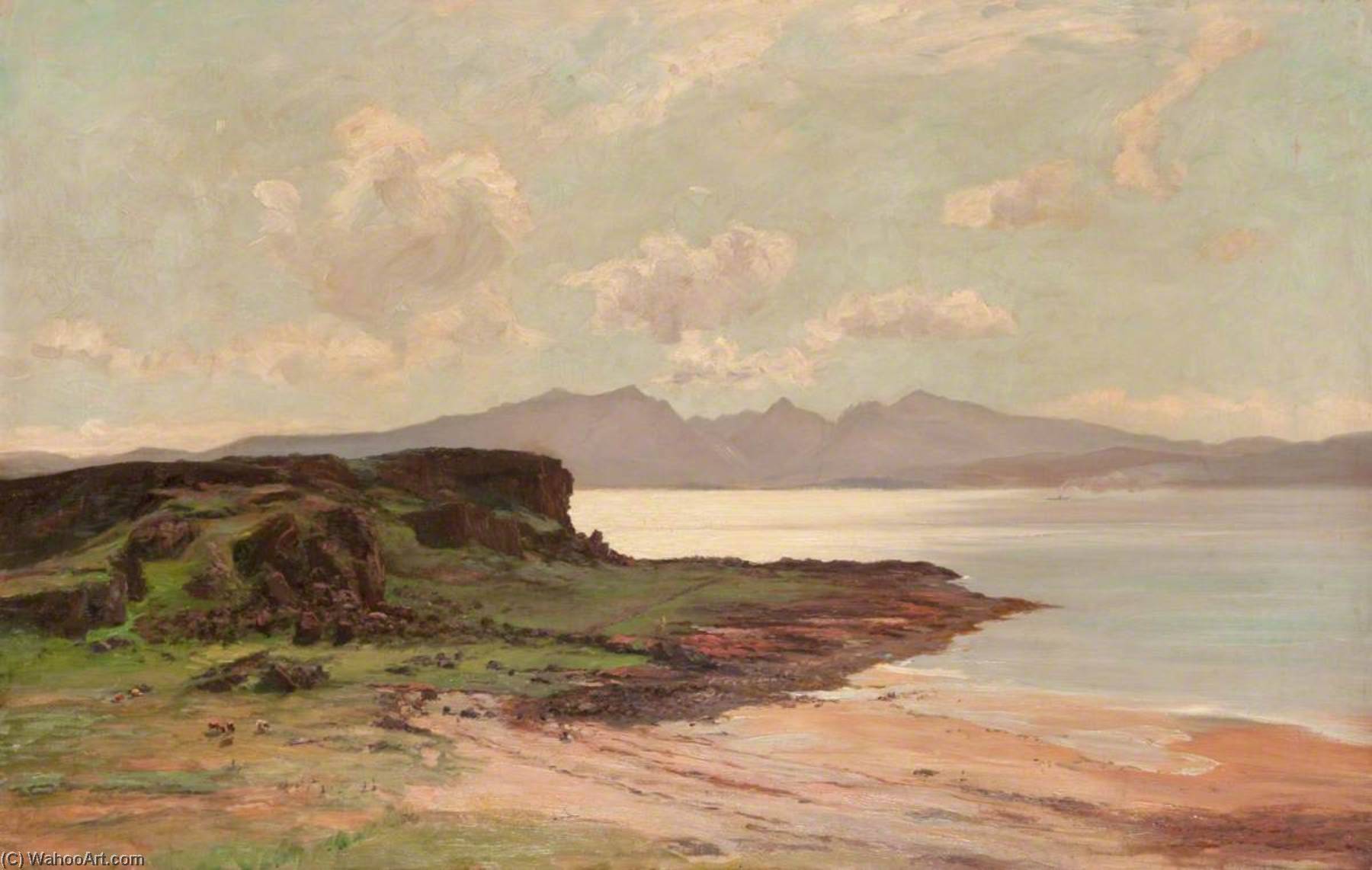 At Dun A Goil (dunagoil) Bay, Bute, 1894 — Robert Cree Crawford