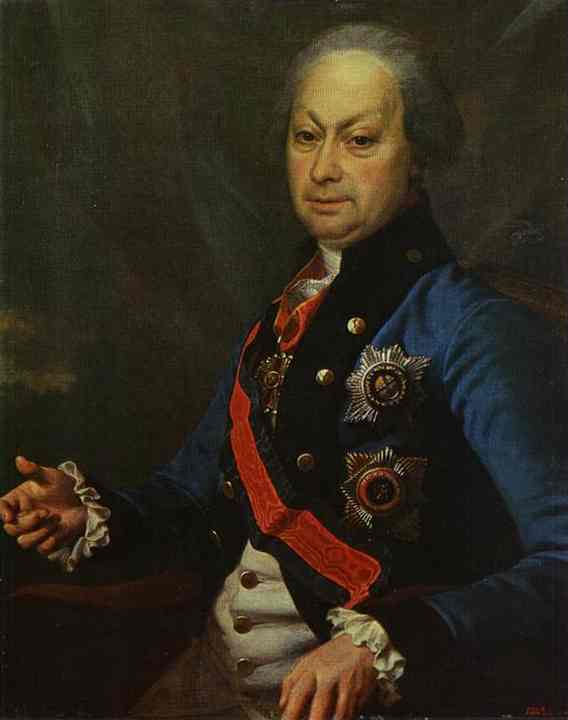 Portrait Of A. P. Melgunov — Dmitry Grigoryevich Levitsky