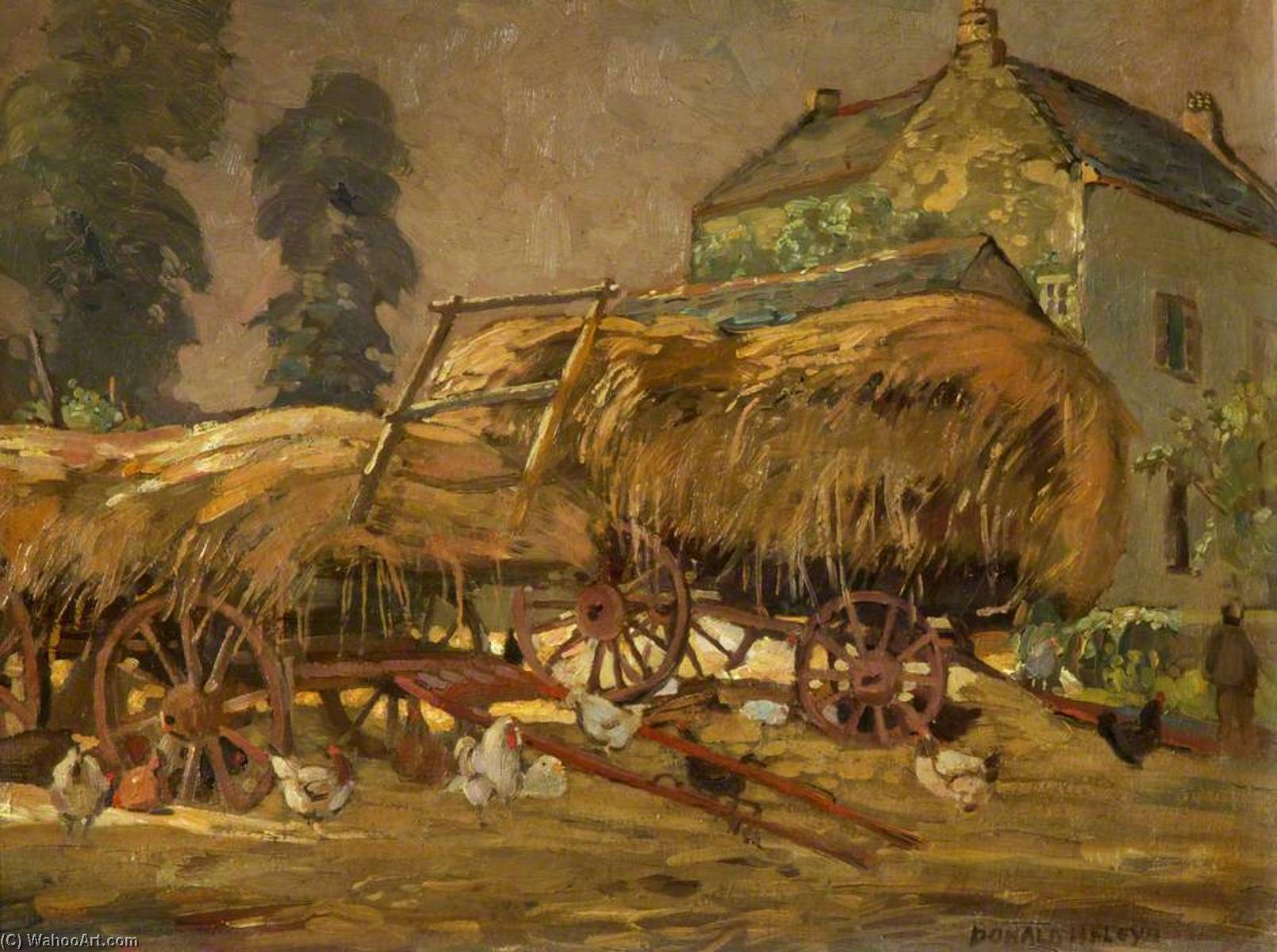 Hay Wagons — Donald Henry Floyd