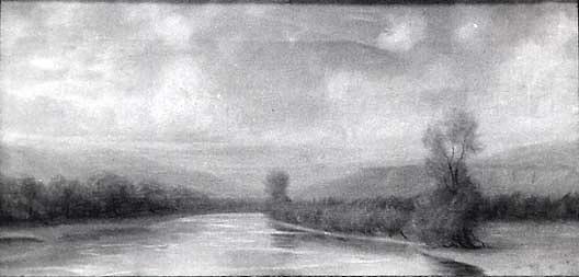(river Landscape), (painting) — Frank Harold Hayward