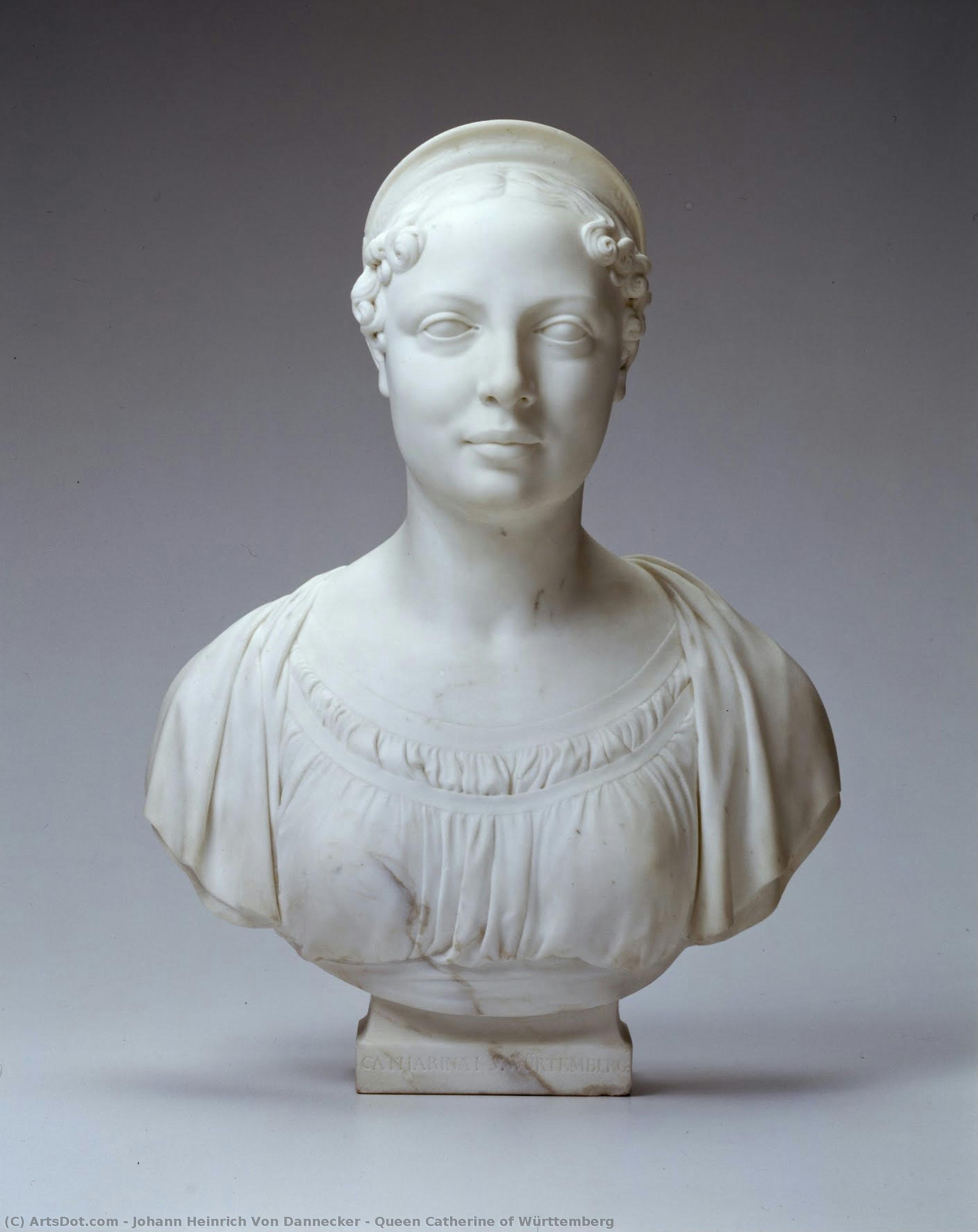 Queen Catherine Of Württemberg — Johann Heinrich Von Dannecker
