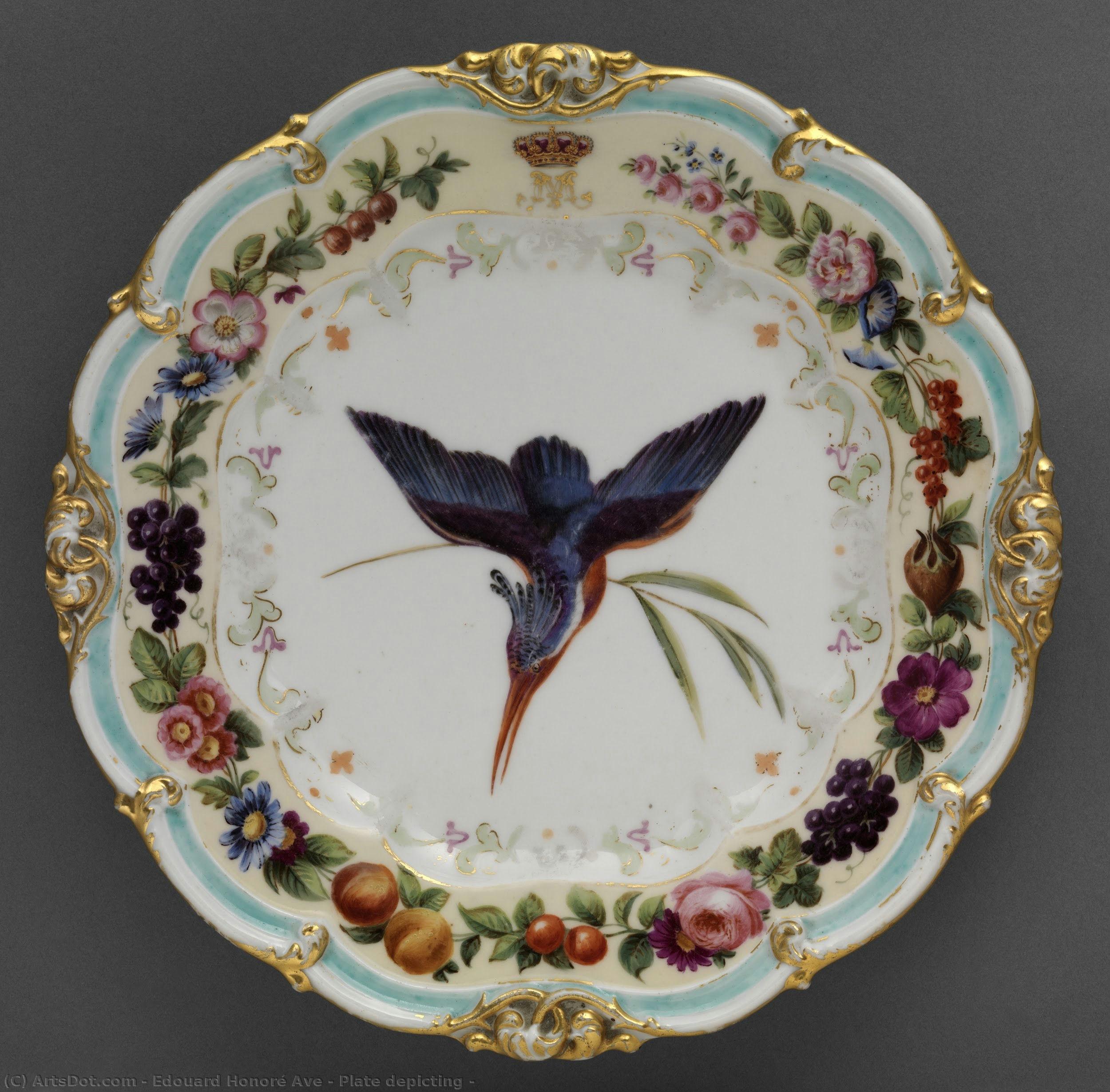 Plate Depicting — Эдуар Оноре Аве