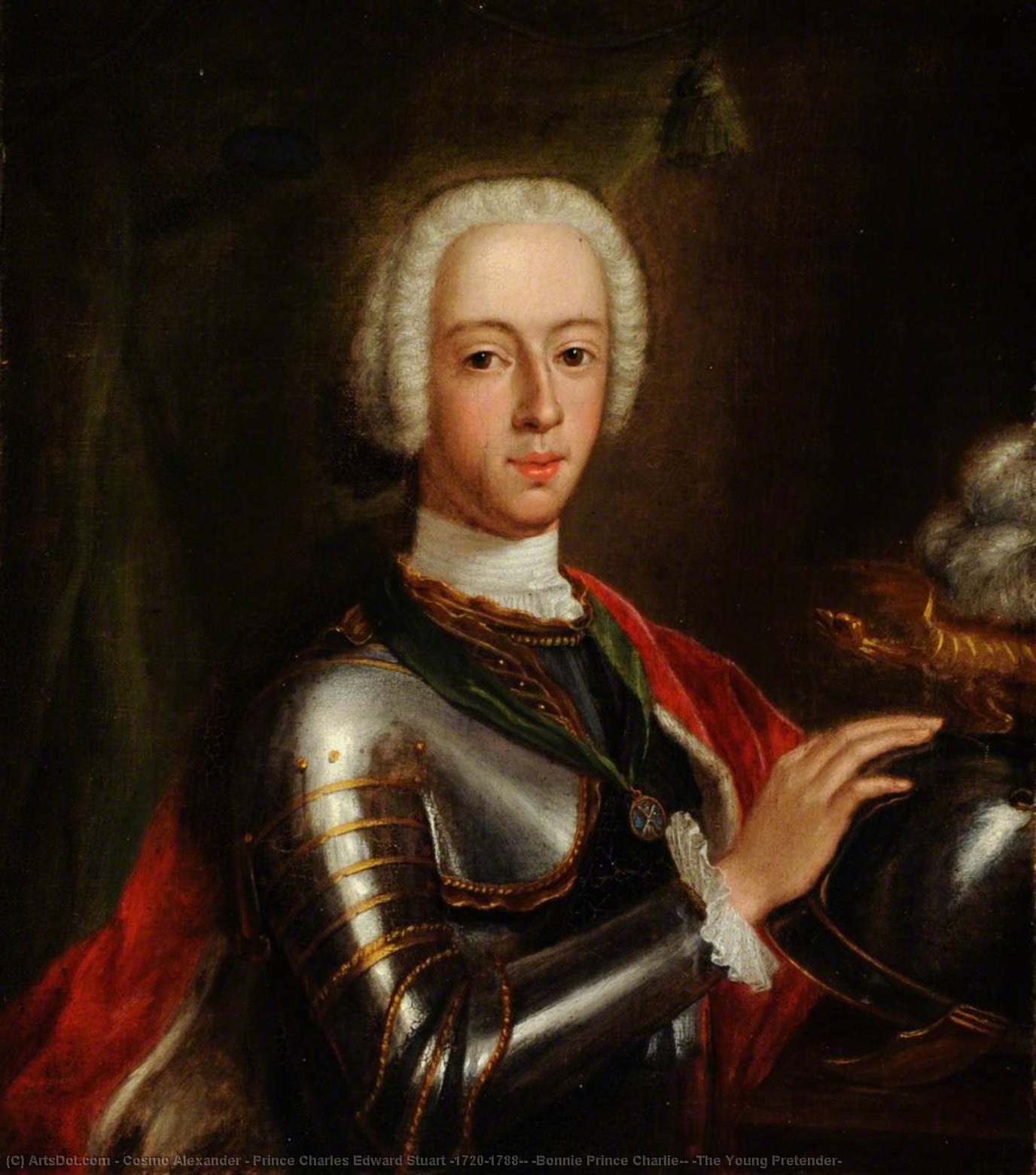 Prince Charles Edward Stuart (1720–1788), 'bonnie Prince Charlie', 'the Young Pretender' — Cosmo Alexander