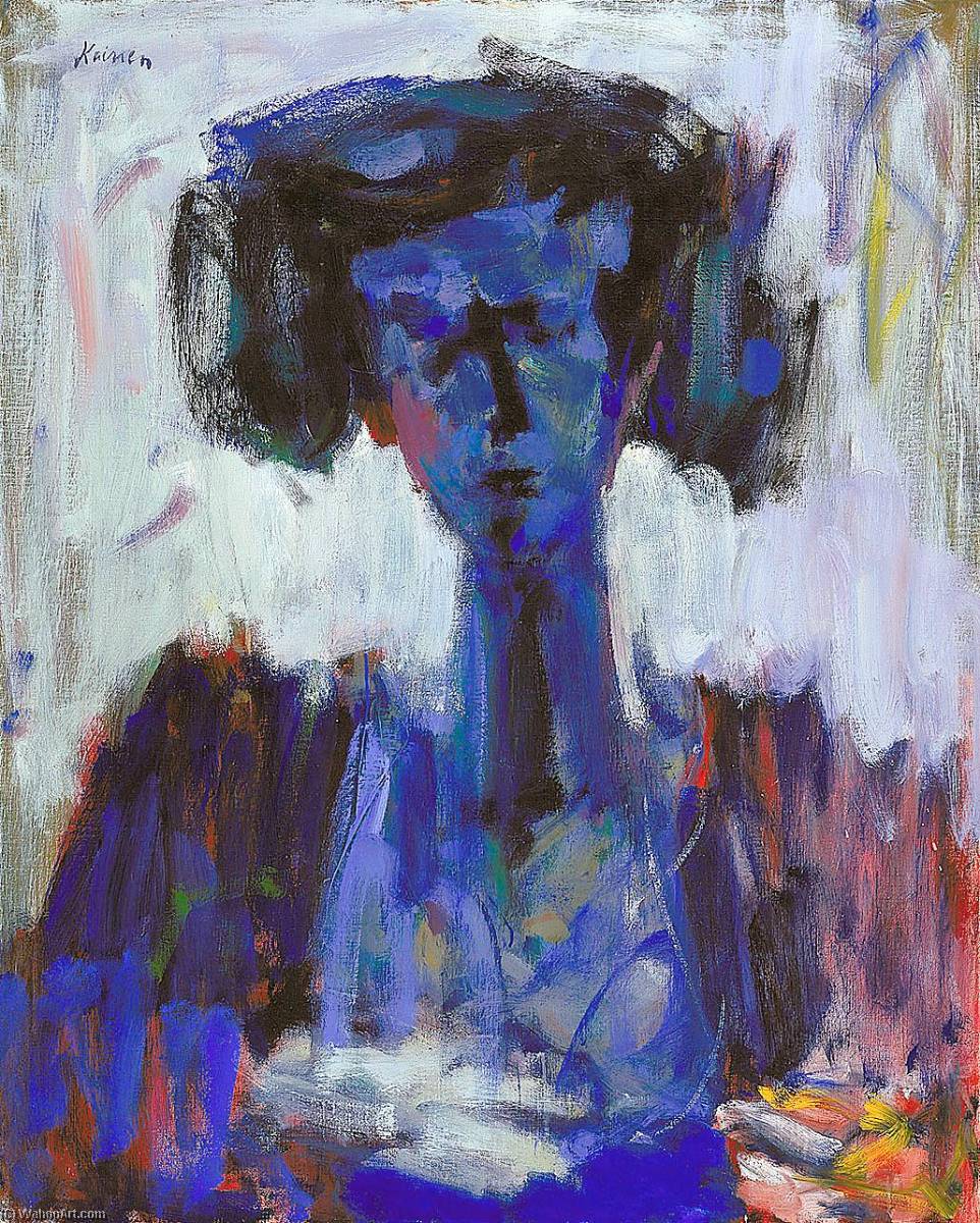 Woman With Dark Hair — Jacob Kainen