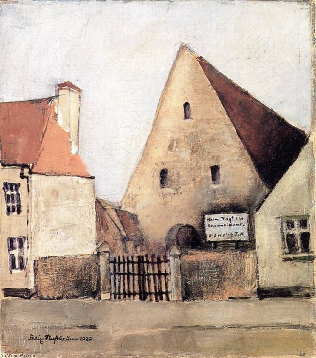 The Hakenhof In Kommenderiestrasse In Onasbrück — Felix Nussbaum