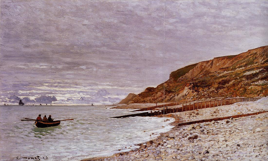 The Point De La Heve, Honfleur — クロード・モネ