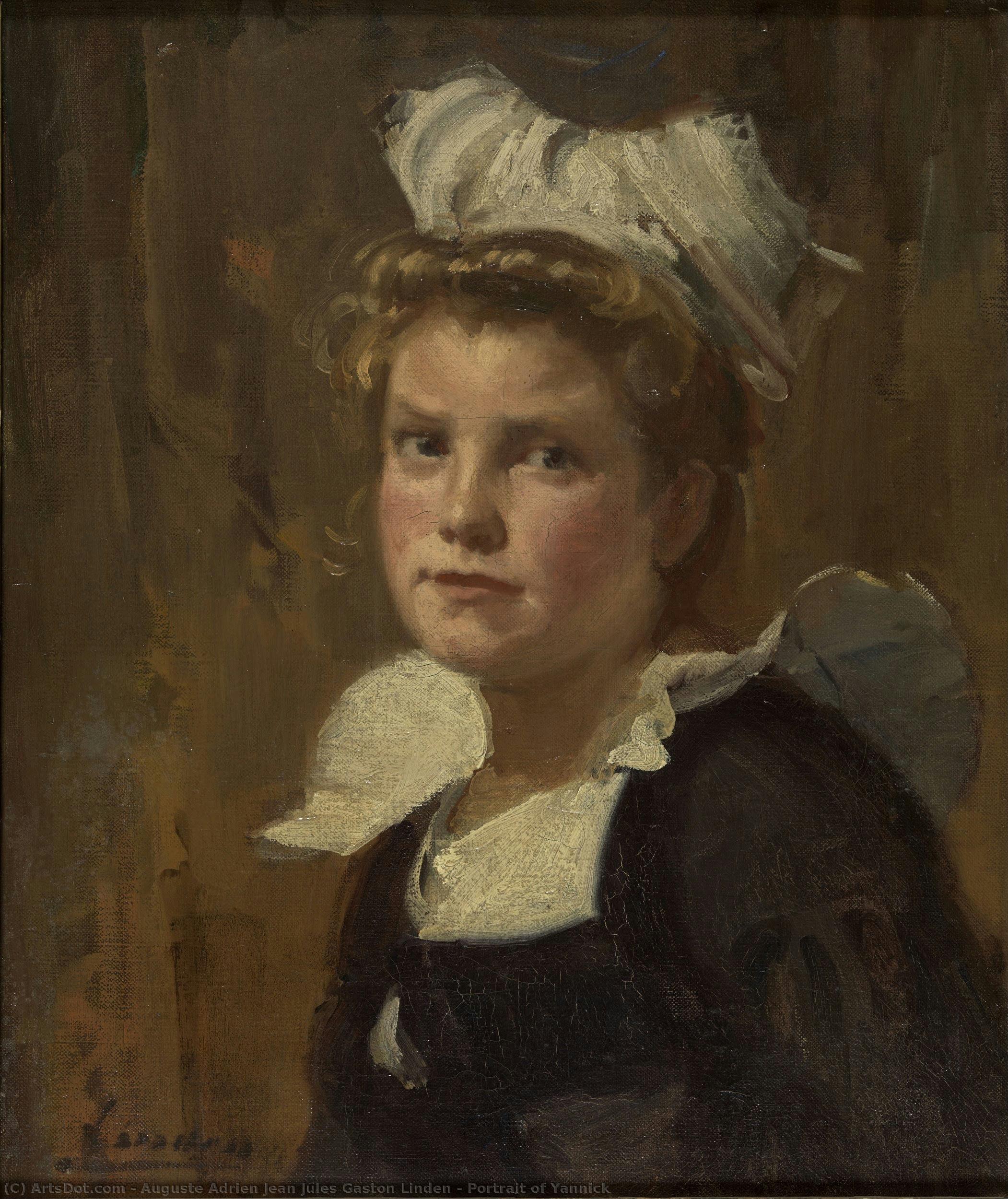 Portrait Of Yannick — Auguste Adrien Jean Jules Gaston Linden