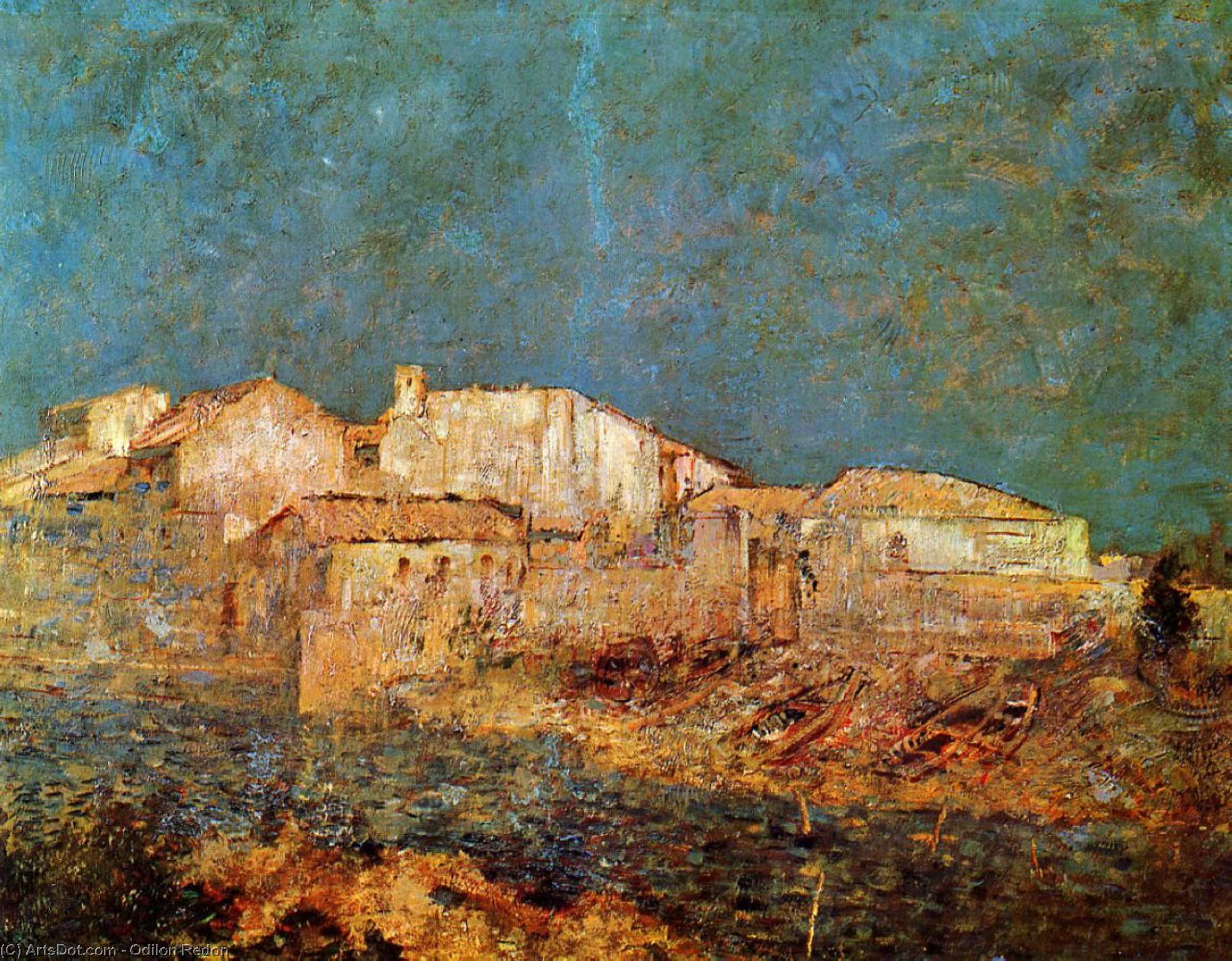 Venetian Landscape — Одилон Редон