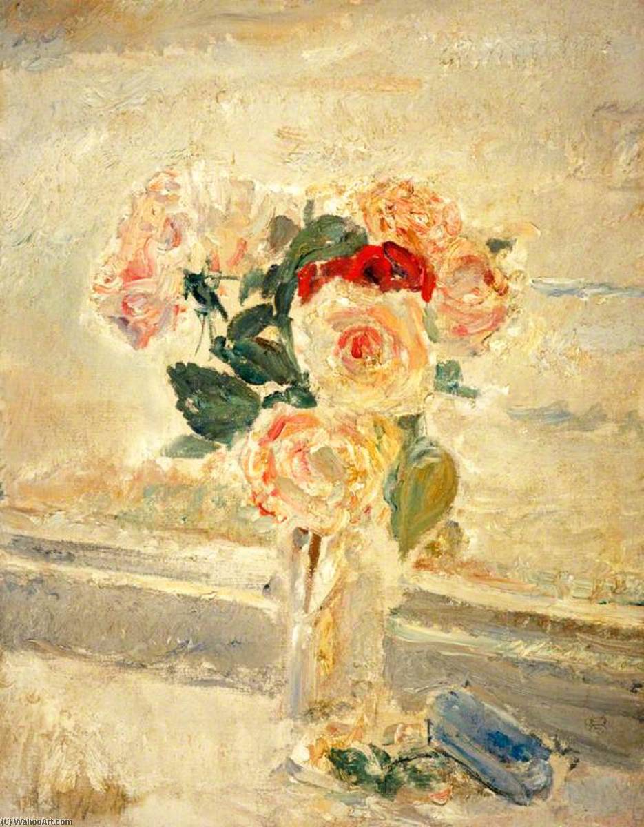 Vase Of Roses — Ethel Walker