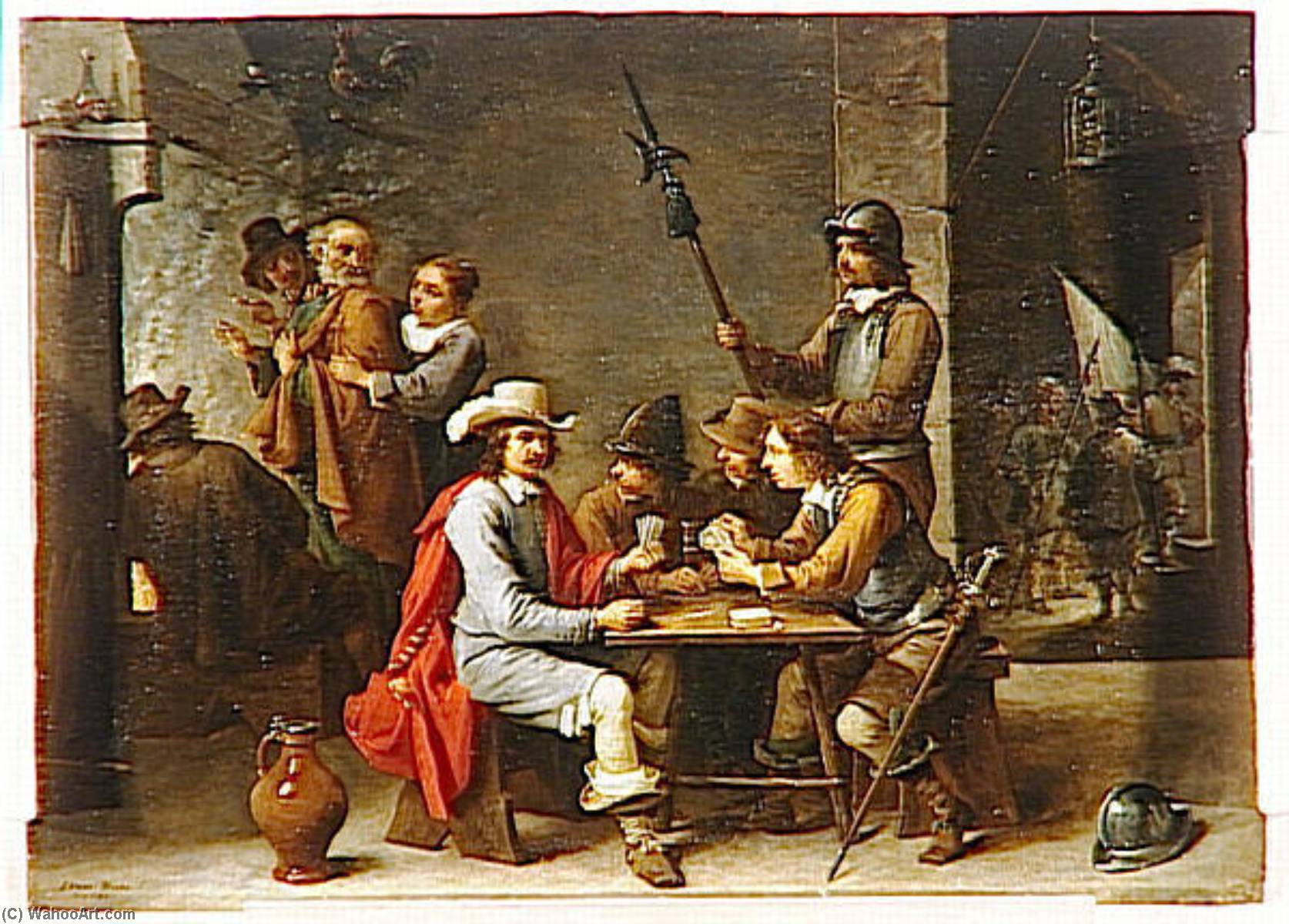 Le Reniement De Saint Pierre — David Teniers El Joven