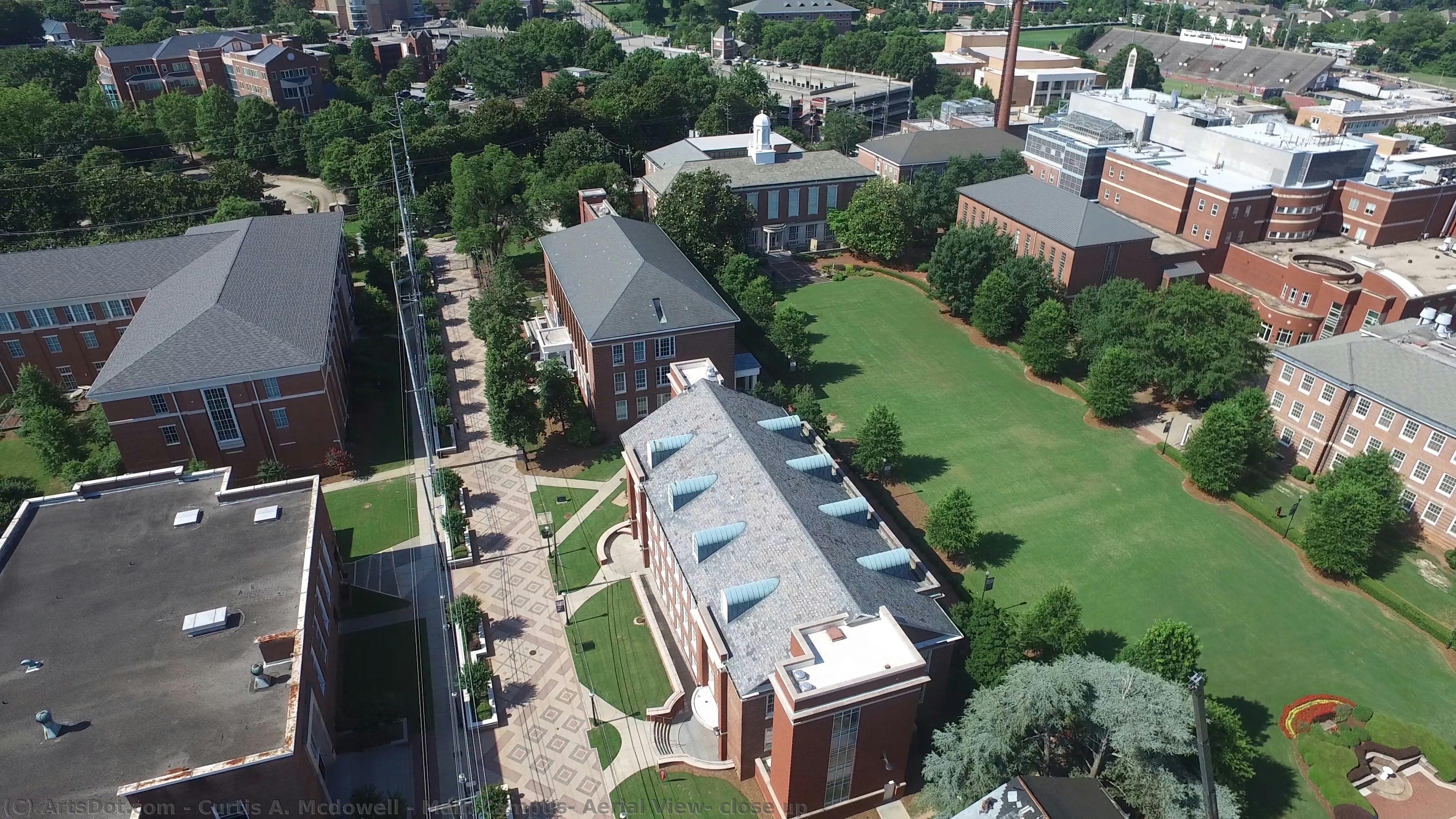 Main Campus, Aerial View, Close Up — Curtis A. Mcdowell