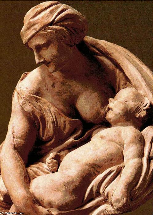 Charity With Two Children (detail) — Gian Lorenzo Bernini