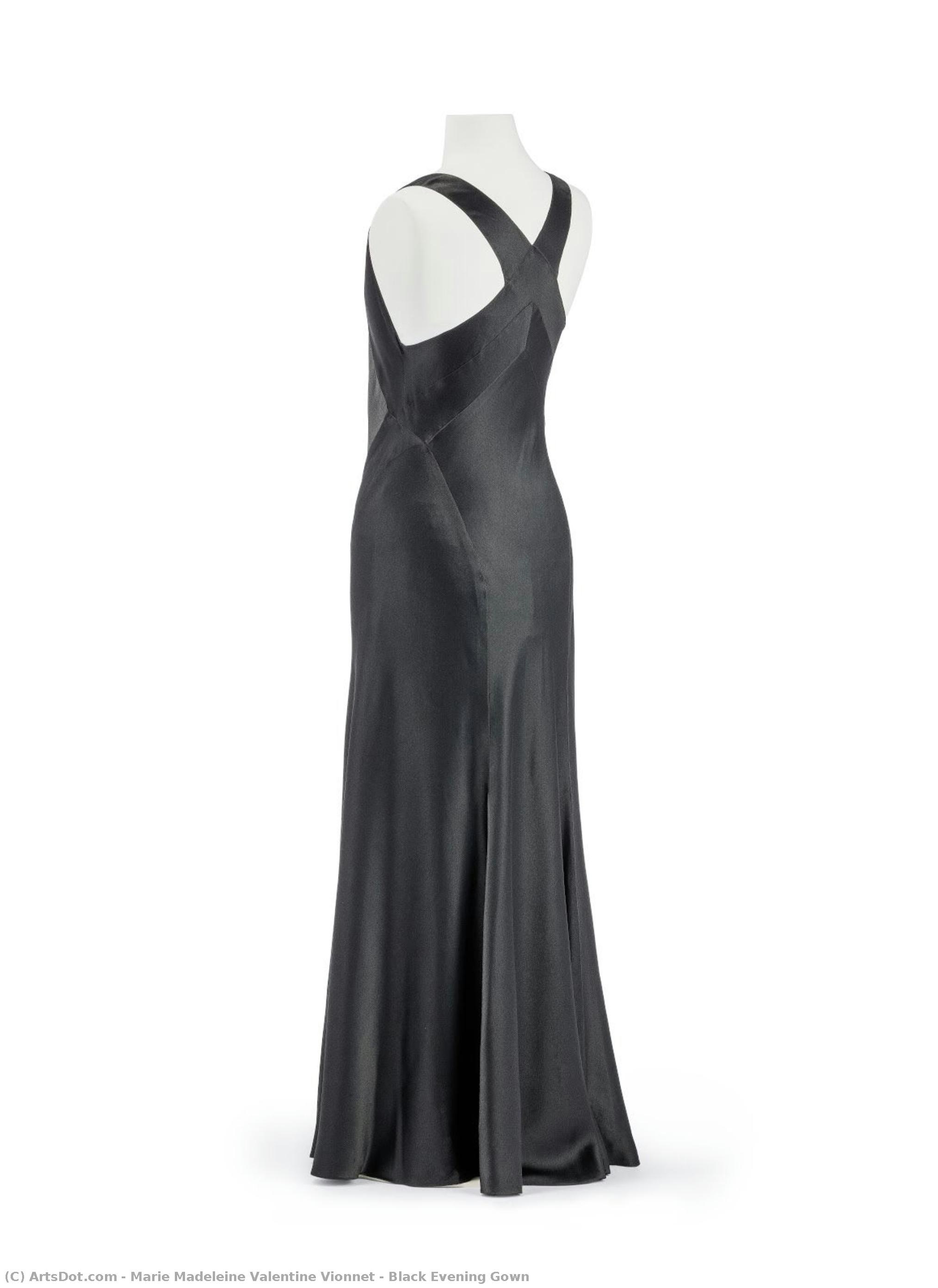 Black Evening Gown — Marie Madeleine Valentine Vionnet