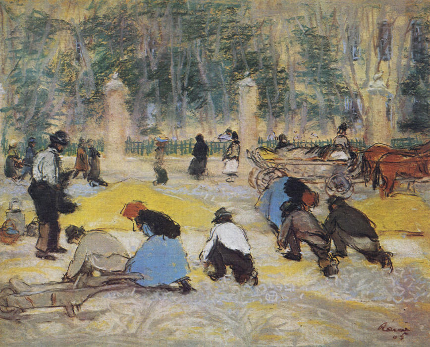 Paving The Main Street Of Kaposvár — József Rippl-rónai