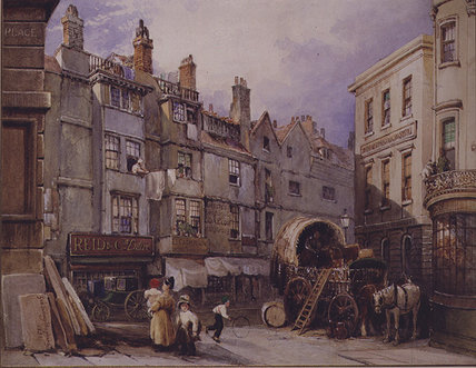 London Street Scene, — George Shepherd