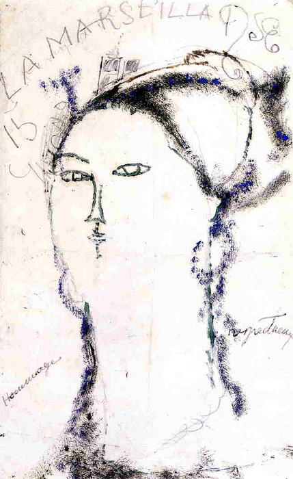 Madame Othon Friesz, La Marseillaise — Amedeo Clemente Modigliani