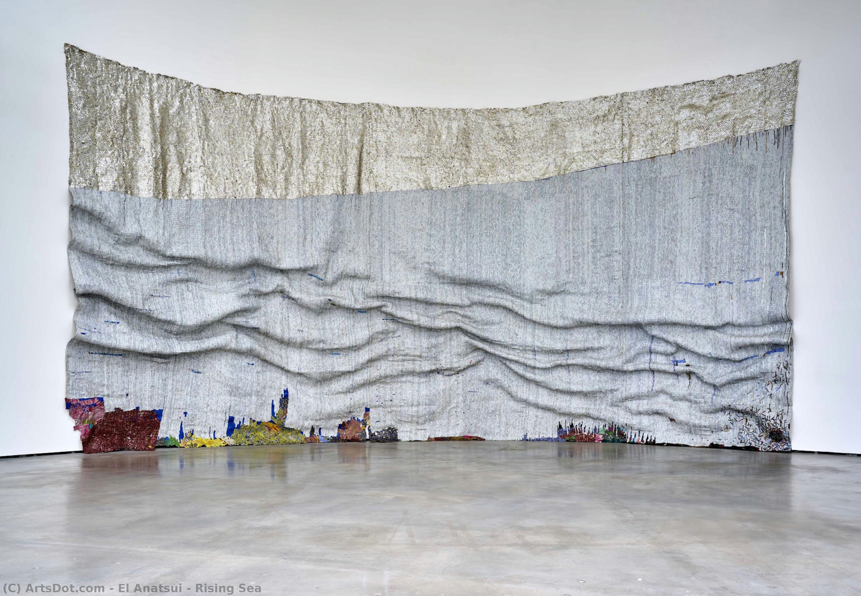 Rising Sea — El Anatsui