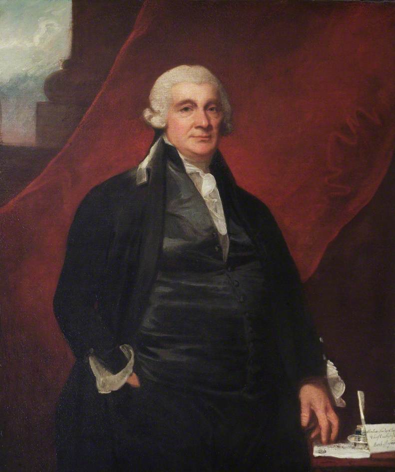 Abraham Newland (1730–1807), Chief Cashier Of The Bank Of England (1782–1807) — George Romney